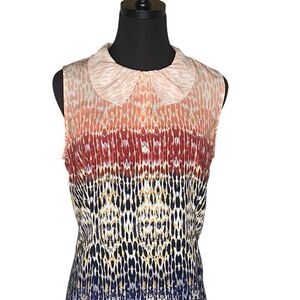 CAbi Love Sleeveless Blouse with Peter Pan Collar, Size Medium